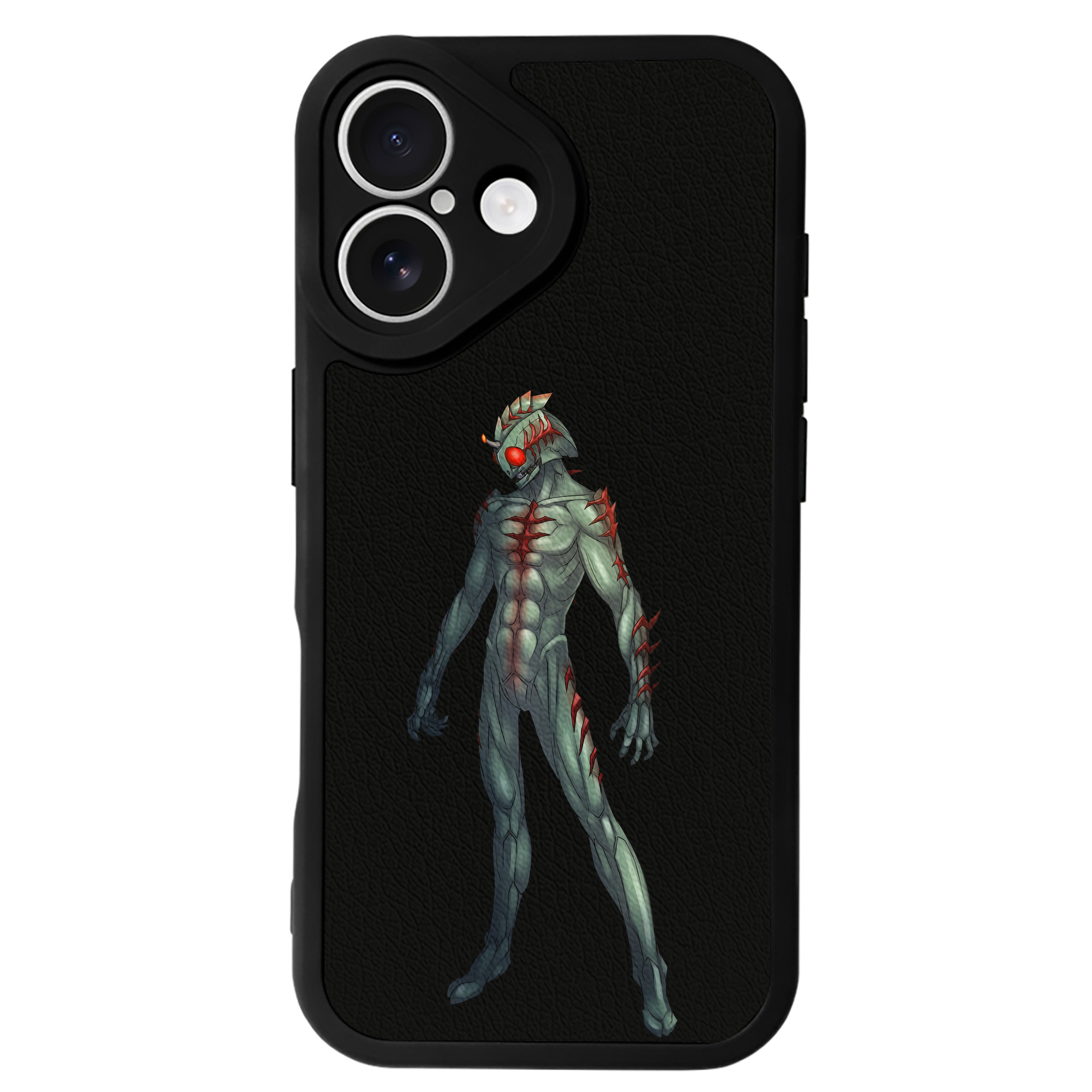 （画像用） ウルトラマン Ultraman 【iPhone 16シリーズ対応】シリコンスマホケース（レザー調） 材質：シリコン